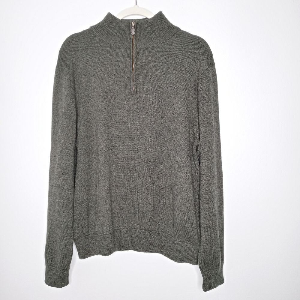 Brooks Brothers green wool pullover size medium